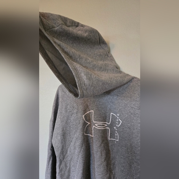 Under Armour Gray Hoodie Size Medium - Picture 3 of 5